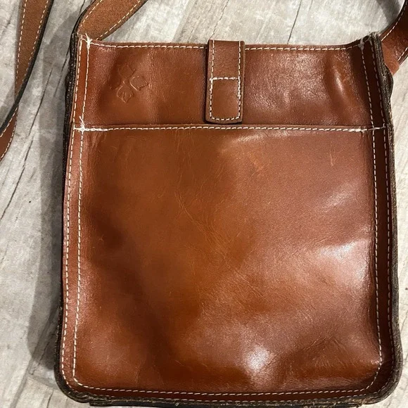 PATRICIA NASH "Venezia" Tan Leather Crossbody Purse Bag Boho Core Western Core - Picture 5 of 10